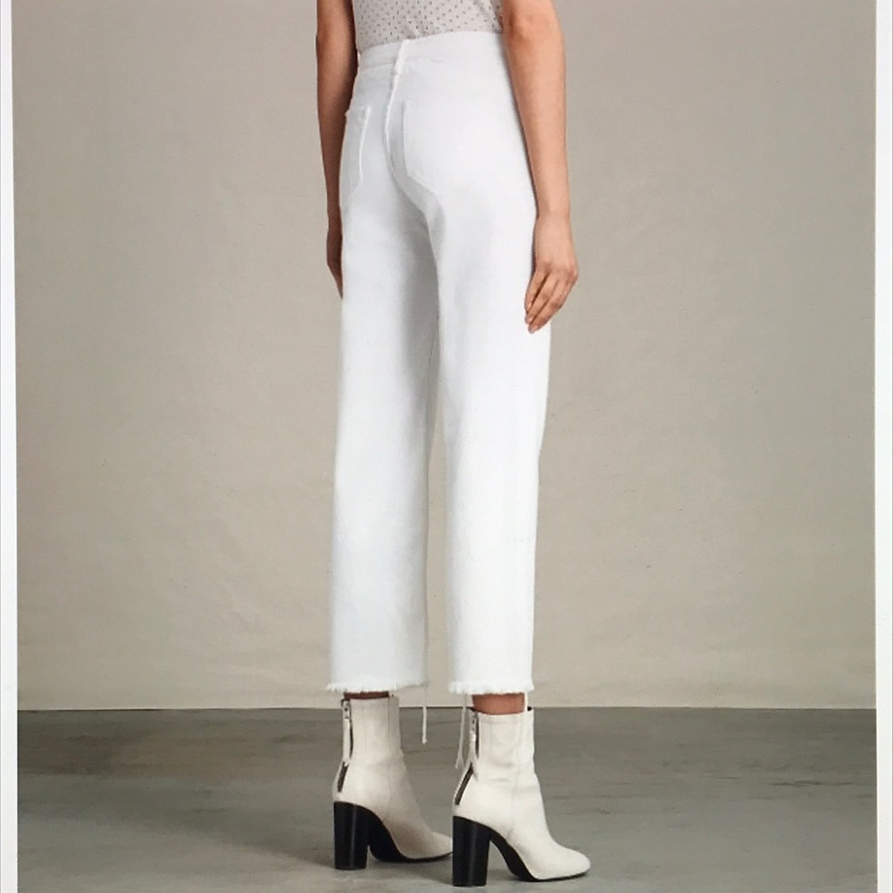 All Saints Belle cropped flare jeans 26 New - Picture 5 of 16